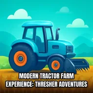 Modern Tractor Farm Experience: Thresher Adventures - Farm Tycoon game